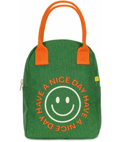 Fluf Zipper Lunch Bag Have a Nice Day