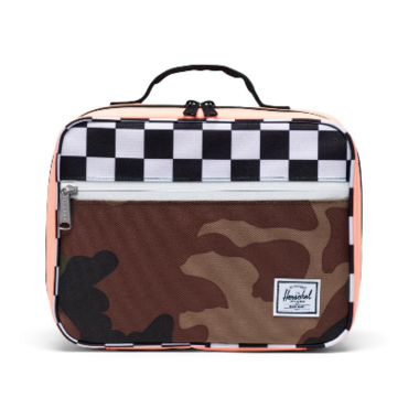 Buy Herschel Supply Pop Quiz Lunch Box Green Camo Neon Orange at