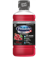 Pedialyte AdvancedCare Plus Solution de réhydratation orale à base d'électrolytes Grenade 