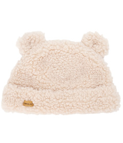 Jan & Jul Sherpa Bear Beanie Oatmeal
