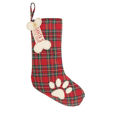 Buy Mud Pie Red Tartan Dog Stocking At Well.ca 