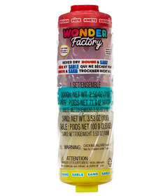 Wonder Factory Never Dry Dough & Sand Starter Set Red and Yellow