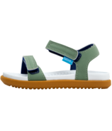 Native Shoes Kids Charley Sugarlite Green Shell White Toffee Brown