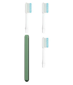 Nada Adult Toothbrush Starter + 2 Brush Heads Soft Green
