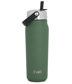 S'well Explorer with Flip Straw Green Jasper