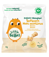 Little Bellies Baby Bellies Puffs doux à la banane et au maïs biologiques