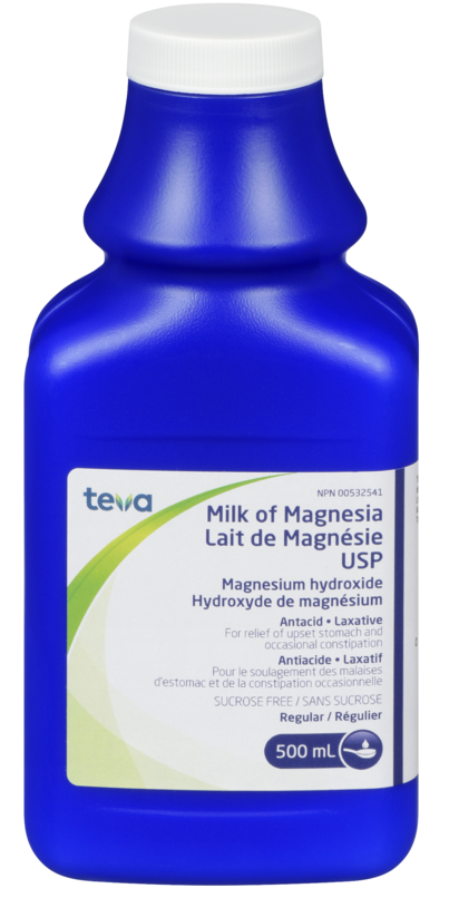Acheter Teva Medicine Milk of Magnesia à