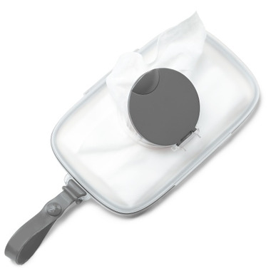Skip Hop Grab & Go Snug Seal Wipes Case Grey Skip Hop Grab & Go Snug Seal Wipes Case Grey