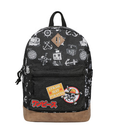 Bioworld One Piece Live Action Icons Black Backpack