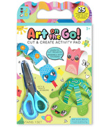 Bright Stripes Art On the Go Cut & Create Activity Pad