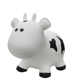 Farm Hoppers Inflatable Bouncing Cow White