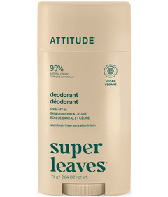 ATTITUDE Super Leaves Deodorant Sandalwood & Cedar