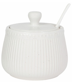 Now Designs By Danica White Speckled Sugar Pot