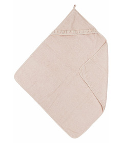 Meyco Baby Ruffle Terry Bathcape Soft Pink