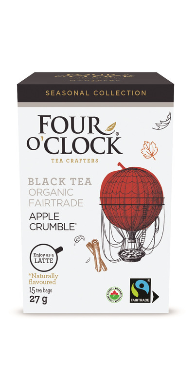 Buy Four O'Clock Organic Black Tea Apple Crumble at Well.ca | Free ...