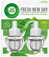 Air Wick Plug In Scented Oil Fresh New Day Palm Breeze