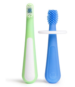 Ubbi 2-Stage Toothbrush Set Polaris and Zest