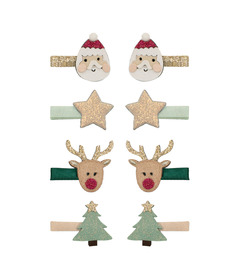Mimi & Lula Santa & Rudolph Mini Clips