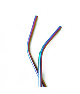 The Last Straw Stainless Steel Straws Rainbow