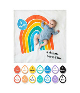 Lulujo Baby's First Year Milestone Blanket and Cards Set