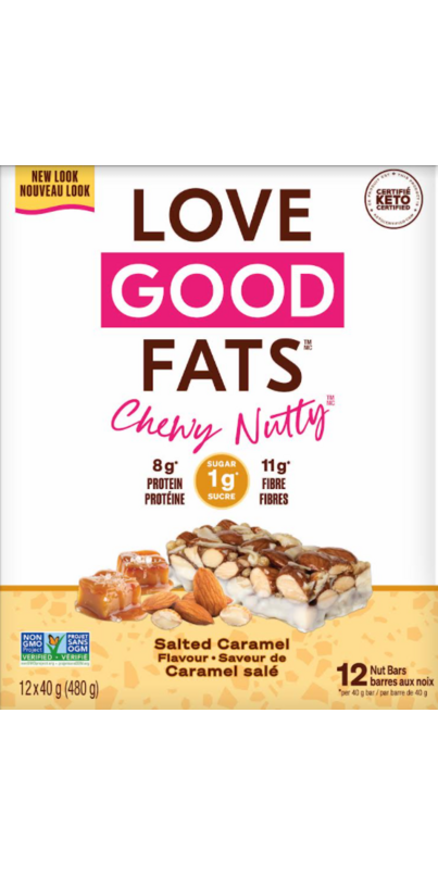 Buy Love Good Fats Chewy Nutty Salted Caramel Bar at Well.ca | Free ...