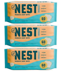 Nest Prebiotic Wipes Unscented Bundle