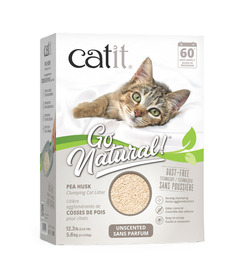 Catit Go Natural Pea Husk Clumping Cat Litter Unscented