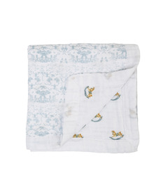 Lulujo Vintage Muslin Quilt Rocking Horse/Toile
