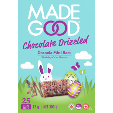 Buy MadeGood Chocolate Drizzled Granola Mini Bars Birthday Cake Flavour ...