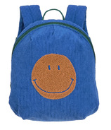 Lassig Little Gang Tiny Backpack Cord Smile Blue