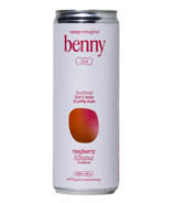 Benny Functional Yerba Mate Energy Drink Framboise Hibiscus Crinière de lion