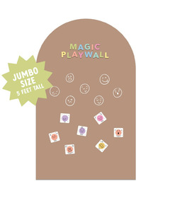 Cherrypick Jumbo Magic Playwall Arch Magnetic Wall Decal Caramel