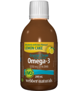 Webber Naturals Crystal Clean From The Sea Omega-3 Lemon Cake