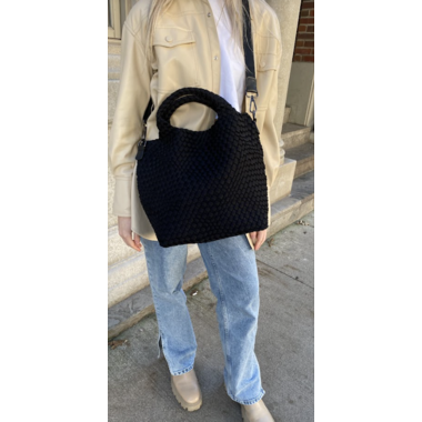 Buy Bag & Bougie Woven Crossbody Black At Well.ca | Free Shipping $35 ...