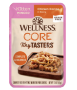 Wellness Core Tiny Tasters Wet Kitten Food Minced Chicken
