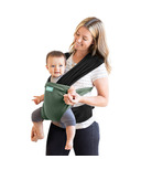 Moby Wrap Easy Wrap Baby Carrier in Olive/Onyx