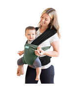 Moby Wrap Easy Wrap Baby Carrier in Olive/Onyx