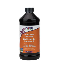 image of NOW Foods Sunflower Lecithin Liquid with sku:109777