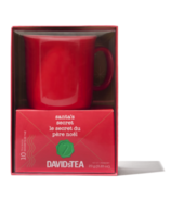 Tasse rustique DAVIDsTEA et thé secret du Père Noël