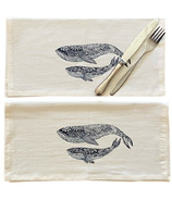 Your Green Kitchen Reusable Napkins Navy Whales