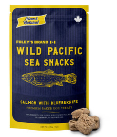 Foley's Premium Baked Dog Treats Salmon with Blueberries