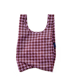 BAGGU Baby Baggu Pink Houndstooth
