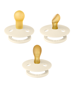 BIBS Pacifier Try-It Collection Pack Ivory