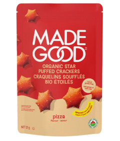 image of MadeGood Organic Star Puffed Crackers Pizza with sku:200705