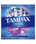 Tampax Pearl Tampons Ultra Absorbency with LeakGuard Braid