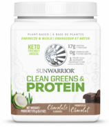 Sunwarrior poudre protéinée au chocolat Clean Greens & Protein 
