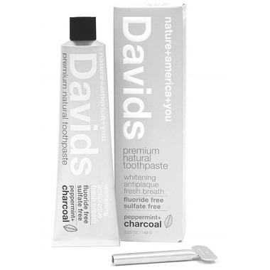 Davids Premium Natural Toothpaste Charcoal Davids Premium Natural Toothpaste Charcoal