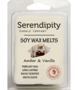 Bougies fondantes Serendipity Candles Ambre et Vanille