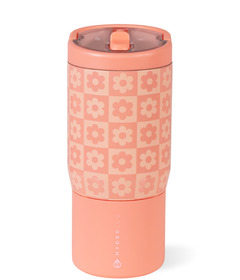 HydroJug Sport Kids Water Bottle Daisy Checkers