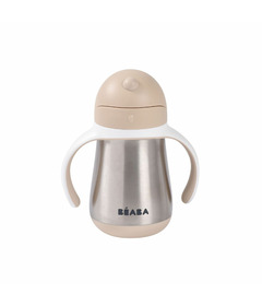 BEABA Stainless Steel Straw Sippy Cup
